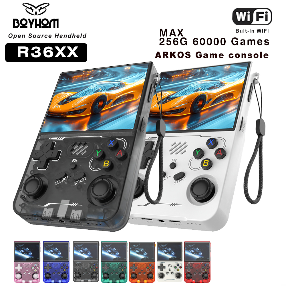 Gaming Console R36 - BOYHOM R36XX Upgraded Retro Handheld Game