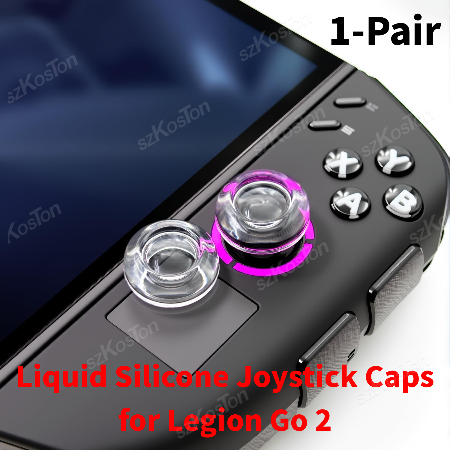 Gaming Console Setup - 2PCS Liquid Silicone Joystick Caps for