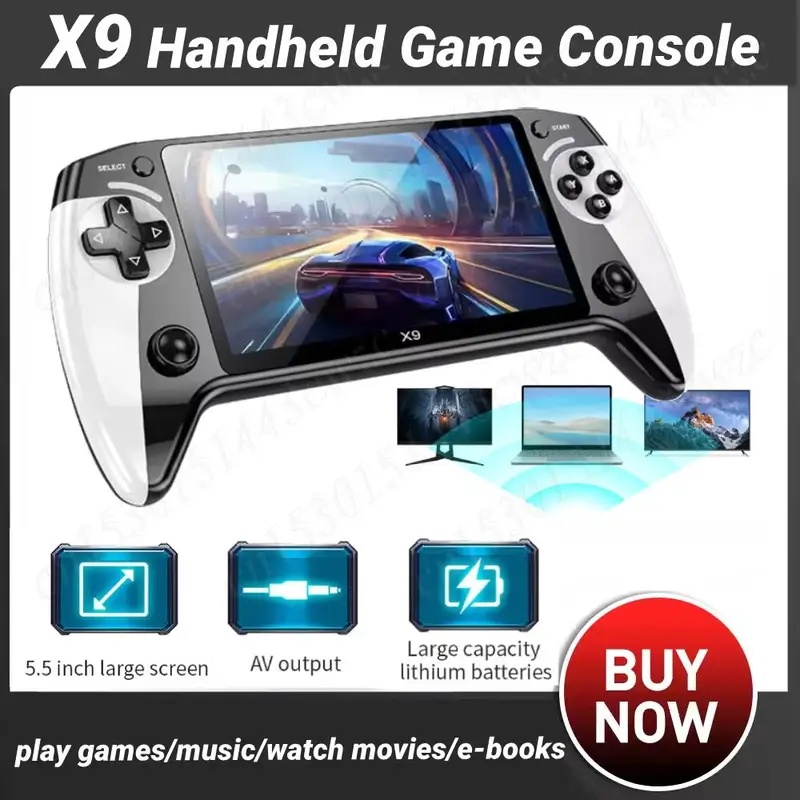 Gaming Console Types - X9 Pocket Video Game Console 5.5