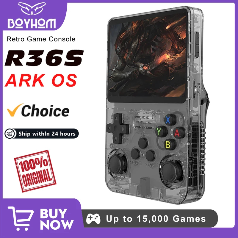 Gaming Console Types - R36S Retro Handheld Game Console Linux