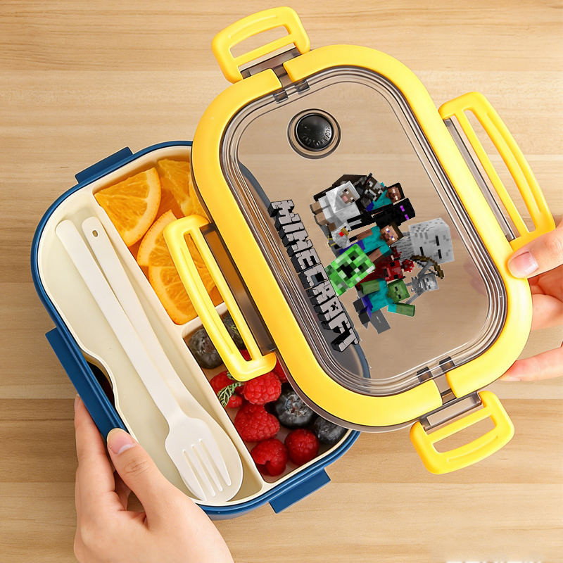 Gaming Console Minecraft - Minecrafted Bento Lunch Box Game Figures