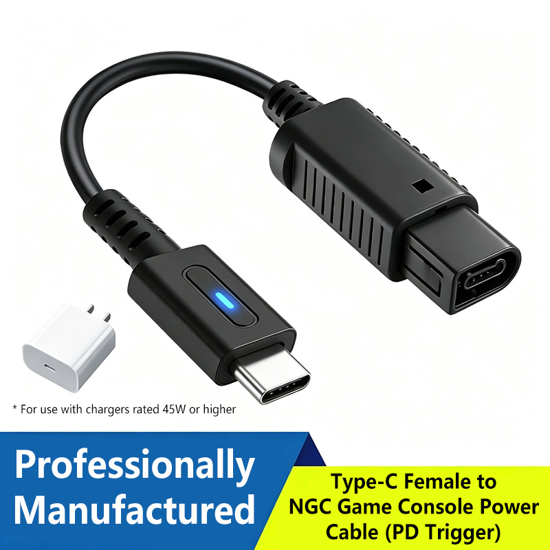 Gaming Console Types - 12cm Type C 45W PD Charge