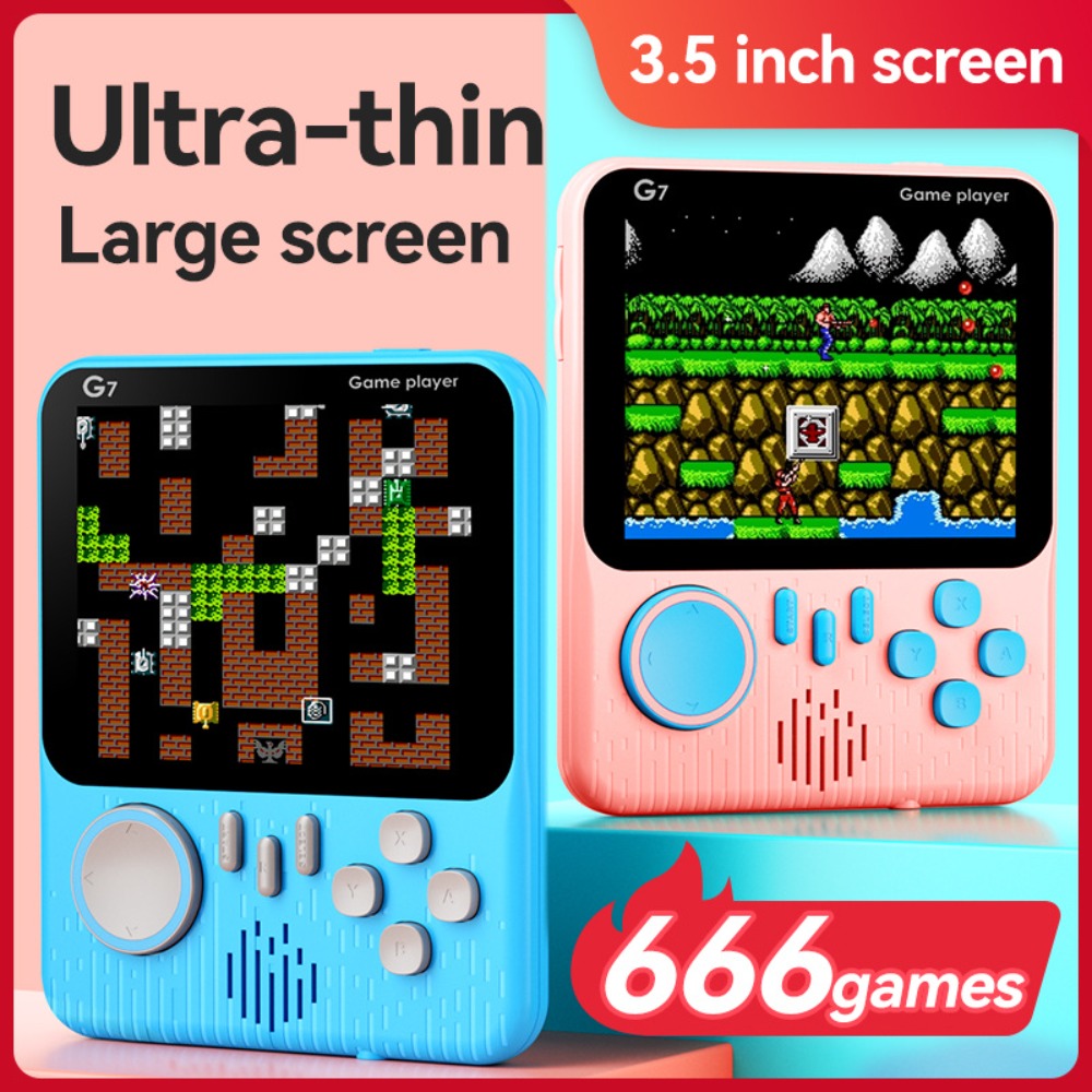 Gaming Console Types - G7 Retro Handheld Game Console, 3.5-Inch