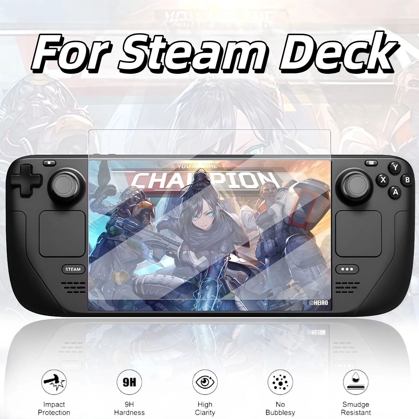 HD Tempered Glass Screen Prote - Gaming Console Steam Deck のレビューと価格
