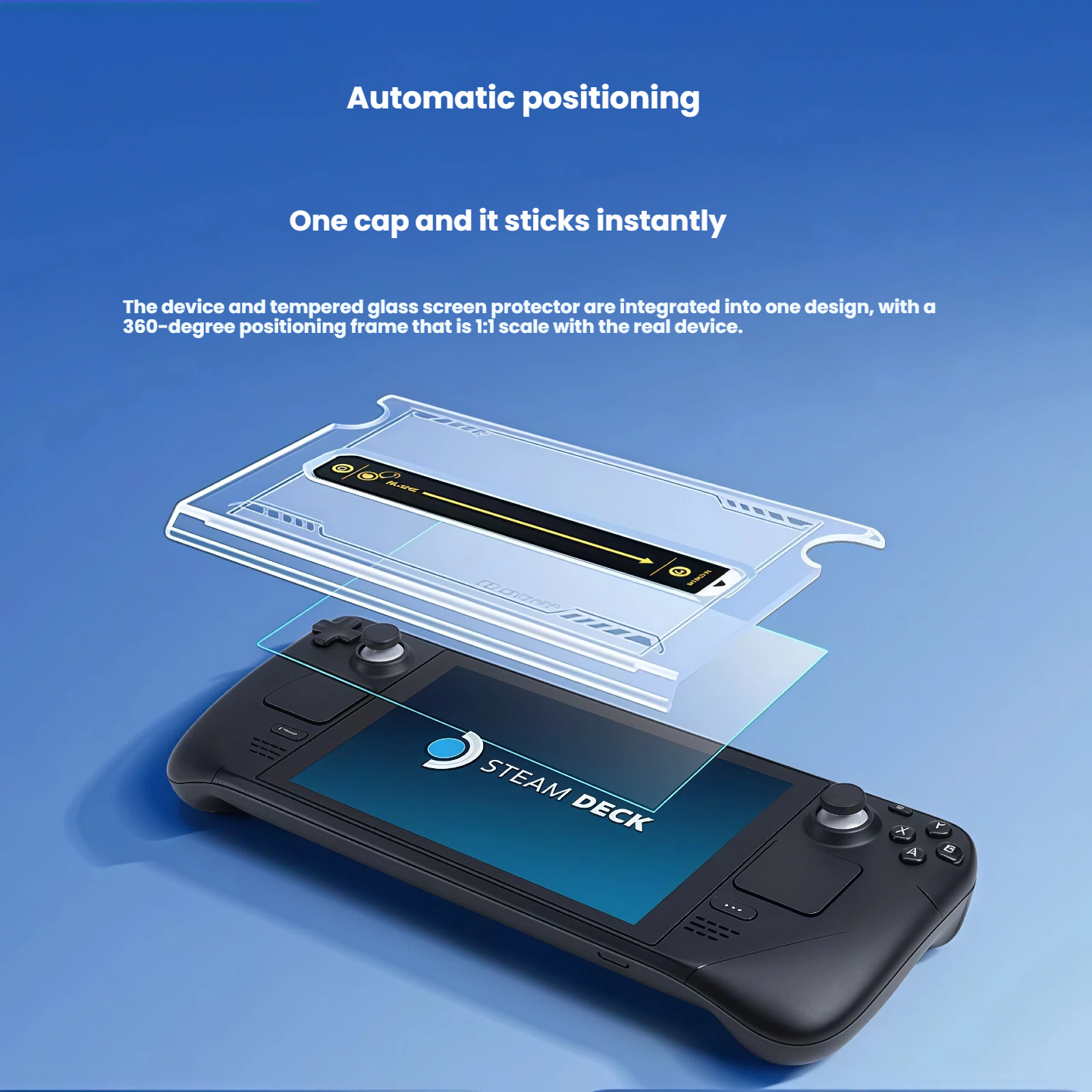 HD Tempered Glass Screen Prote - Gaming Console Steam Deck のレビューと価格