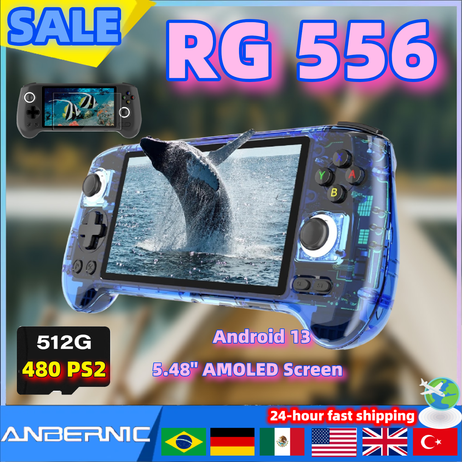ANBERNIC RG556 Retro Video Gam - Gaming Console Types のレビューと価格