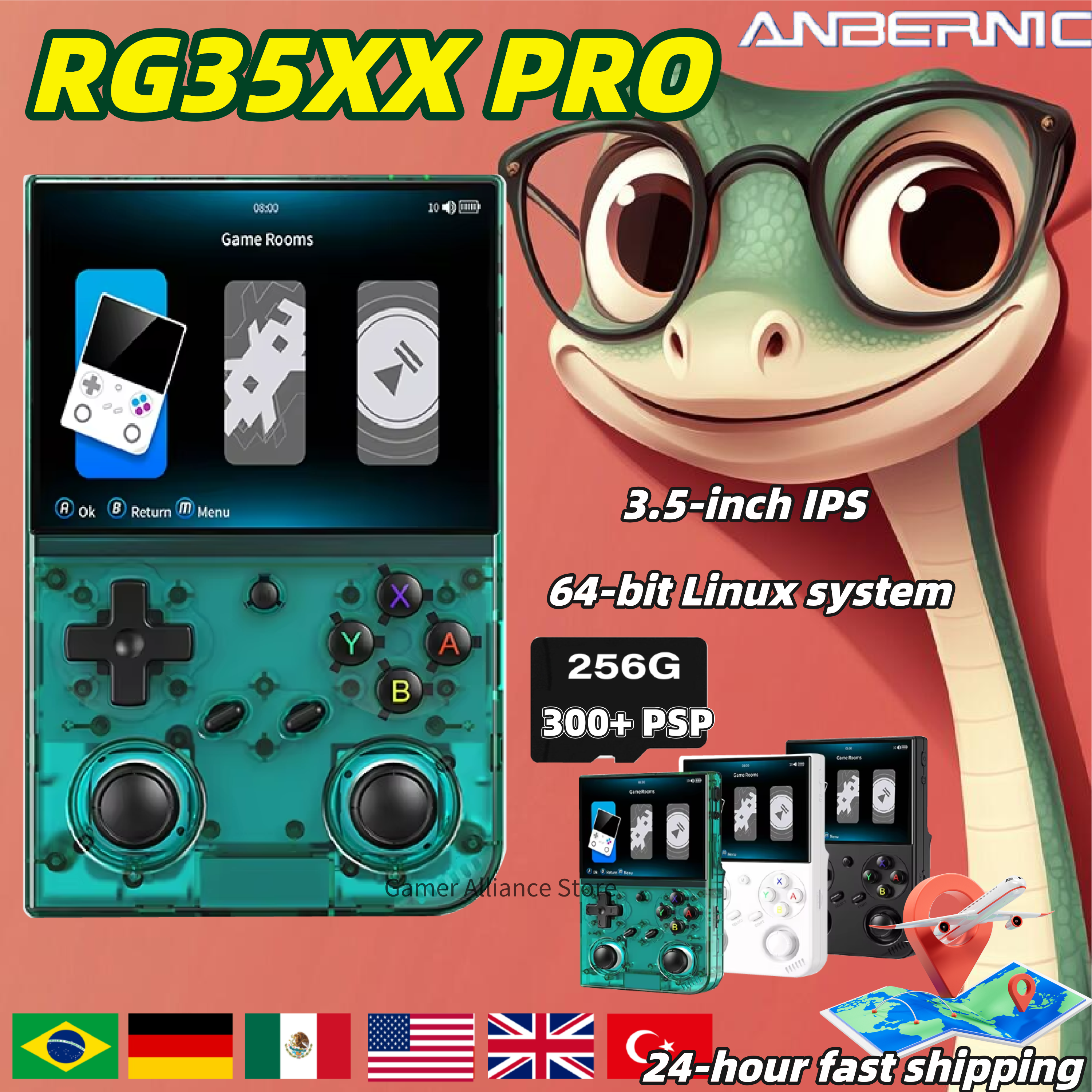 Anbernic RG 35XXPro RG35XX Pro - Gaming Console Types のレビューと価格