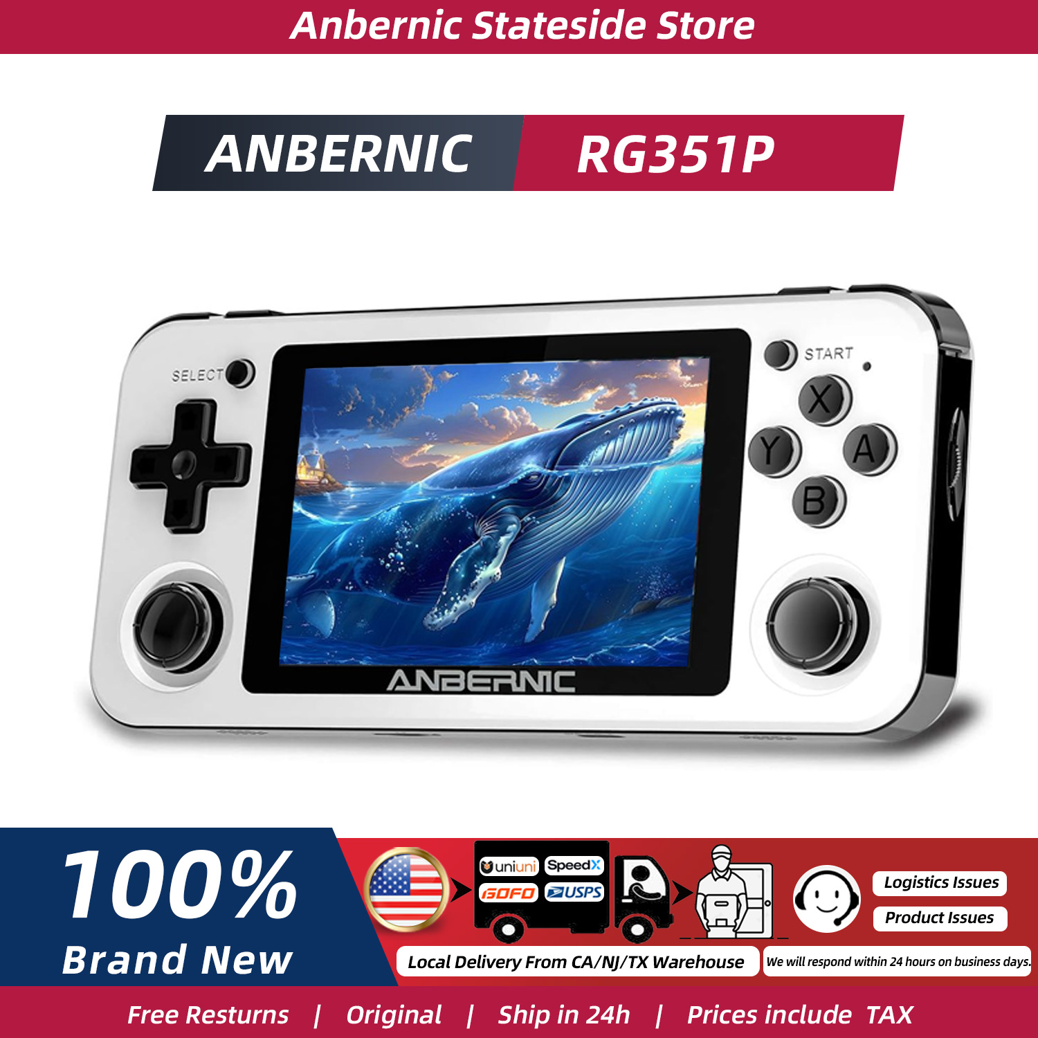 ANBERNIC RG351P Handheld Retro - Gaming Console Ayaneo のレビューと価格