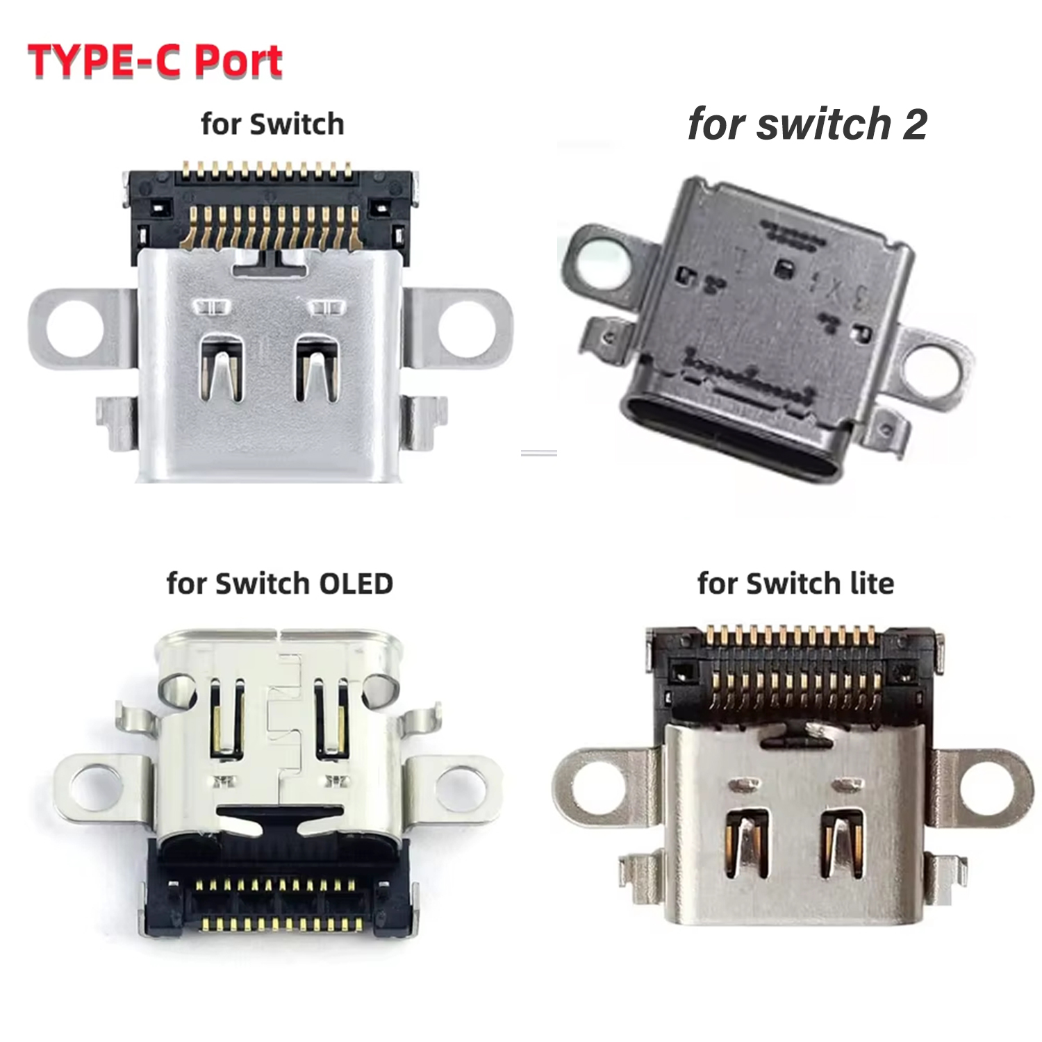 Replacement Type C Port Chargi - Gaming Console Nintendo Switch のレビューと価格
