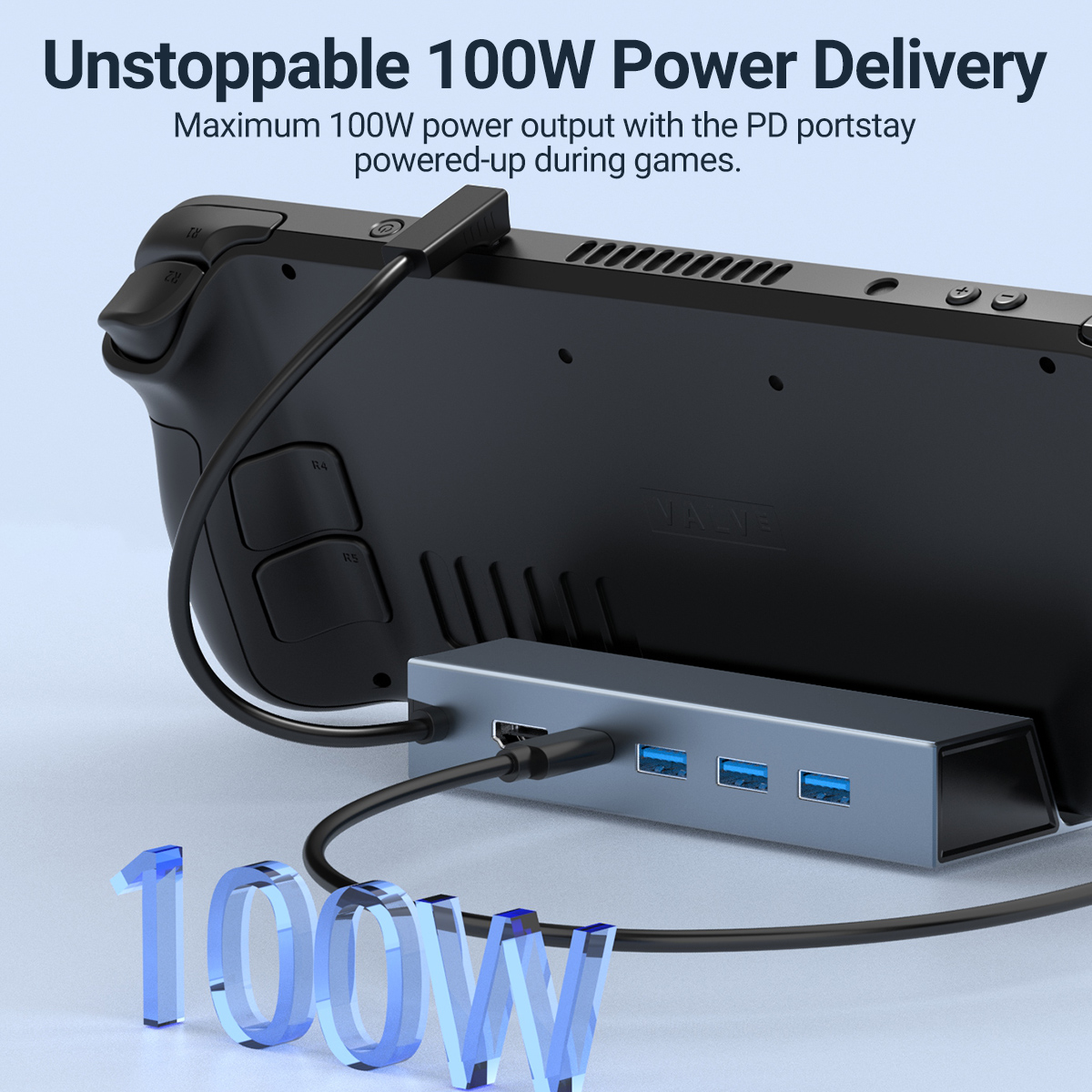 5 In 1 USB-C Game Hub Type-C C - Gaming Console Steam Deck のレビューと価格