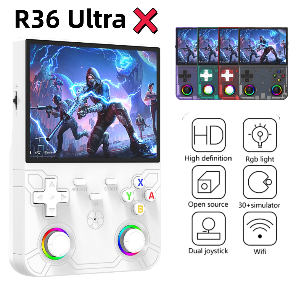 New R36 Ultra X Handheld Retro - Gaming Console R36 のレビューと価格