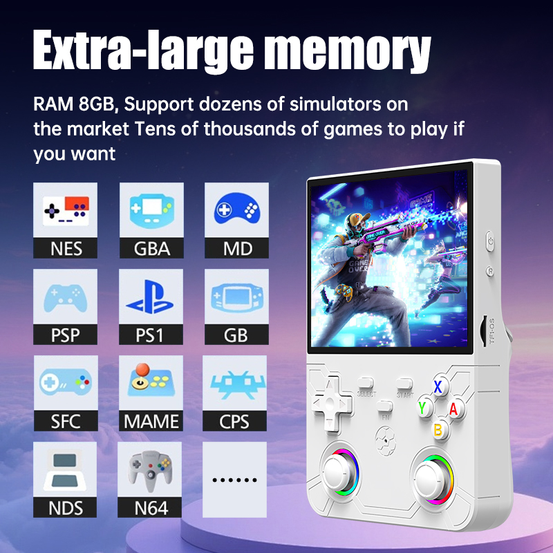 New R36 Ultra X Handheld Retro - Gaming Console R36 のレビューと価格