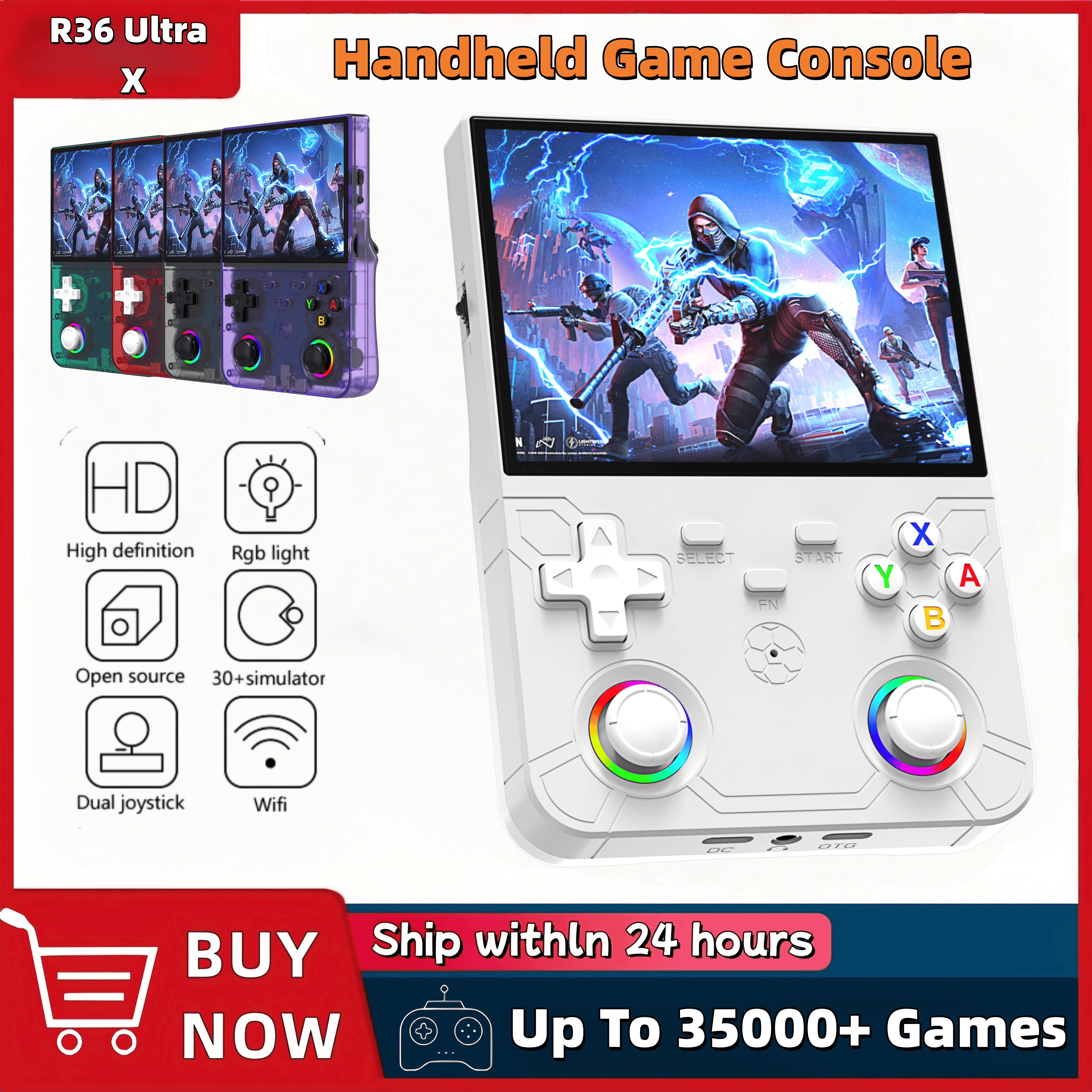 R36 Ultra X Handheld Game Play - Gaming Console R36 のレビューと価格