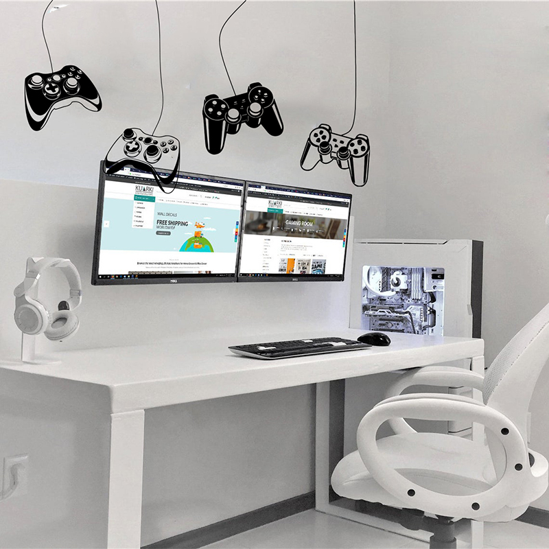 4Pcs Game Controller Wall Stic - Gaming Console Wallpaper のレビューと価格