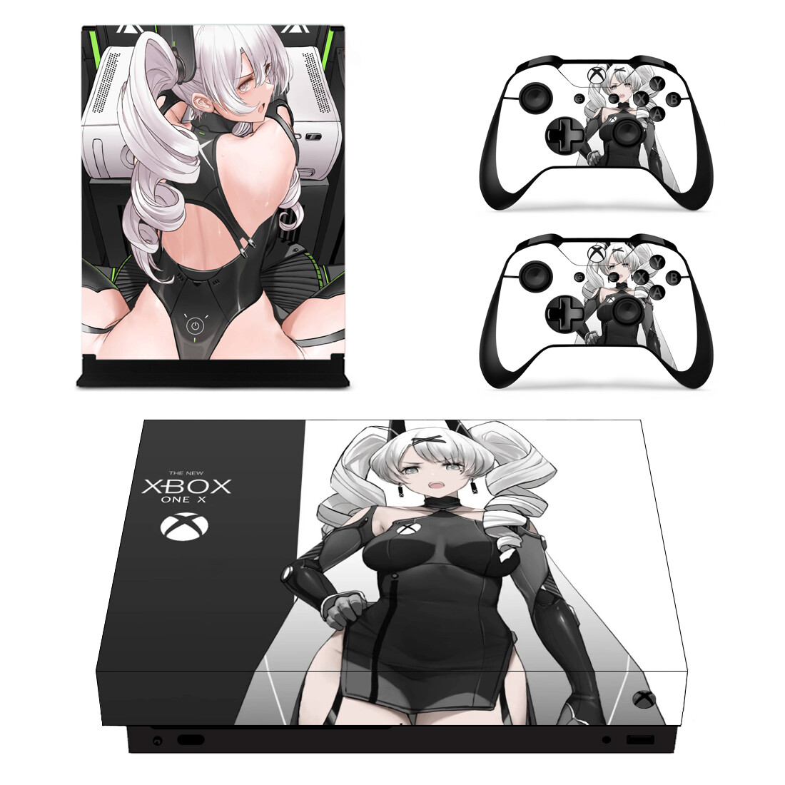 Anime Cute Girl Full Cover Ski - Gaming Console Xbox One のレビューと価格