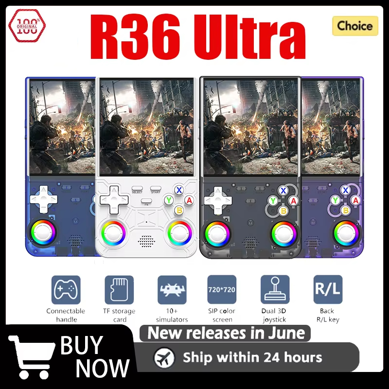 New R36 128GB Ultra Retro Hand - Gaming Console R36 のレビューと価格