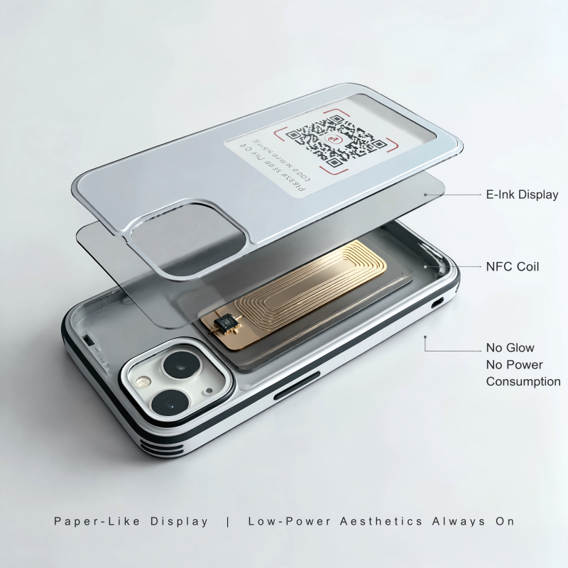 NFC E Ink Phone Case 3s Tap to - Gaming Console Wallpaper のレビューと価格