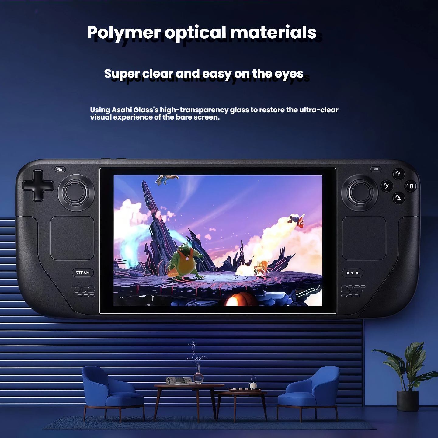 HD Tempered Glass Screen Prote - Gaming Console Steam Deck のレビューと価格