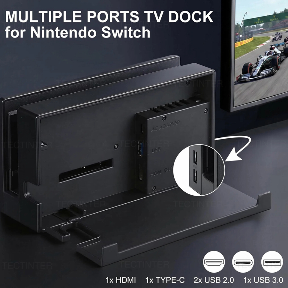 2 in 1 Charging TV Dock Statio - Gaming Console Nintendo Switch のレビューと価格