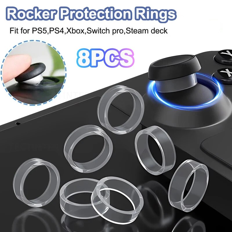 8 PCS Ring Cover Elastic Prote - Gaming Console Steam Deck のレビューと価格