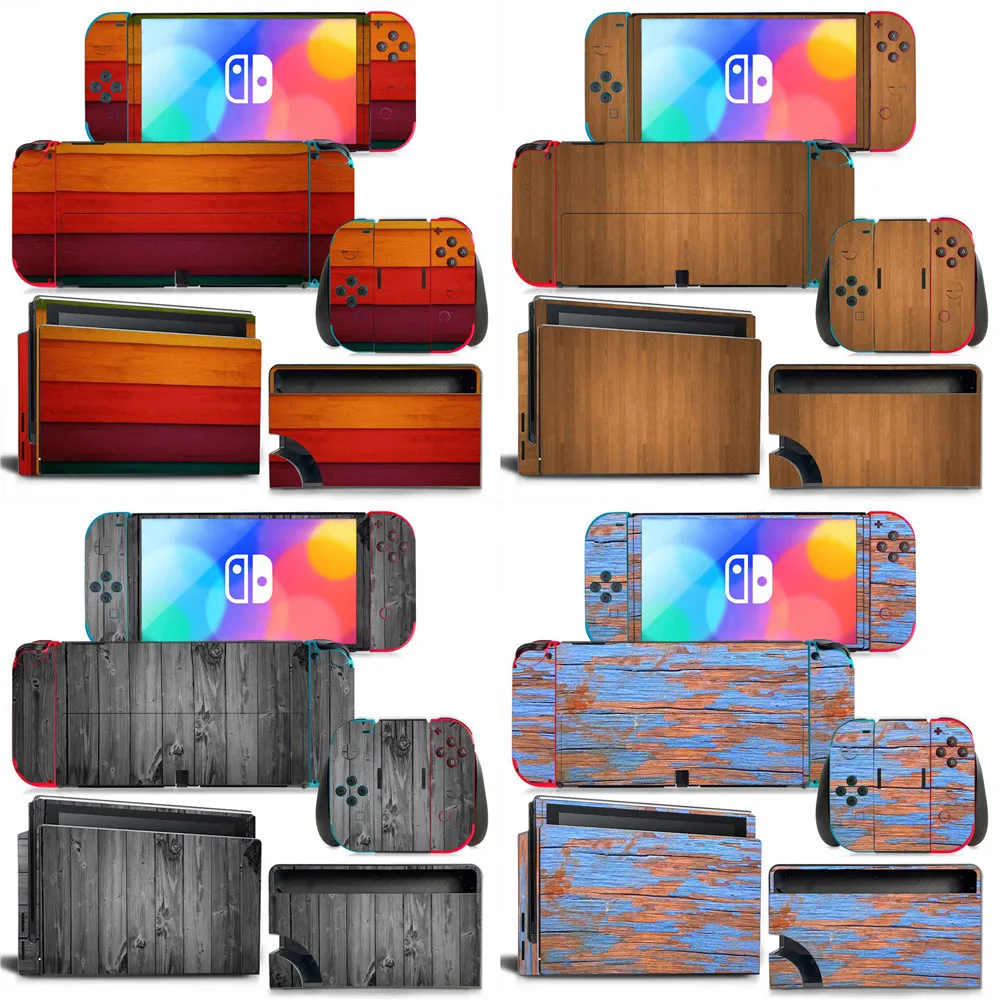 For Nintendo Switch OLED Wood  - Console Skin Wrap のレビューと価格