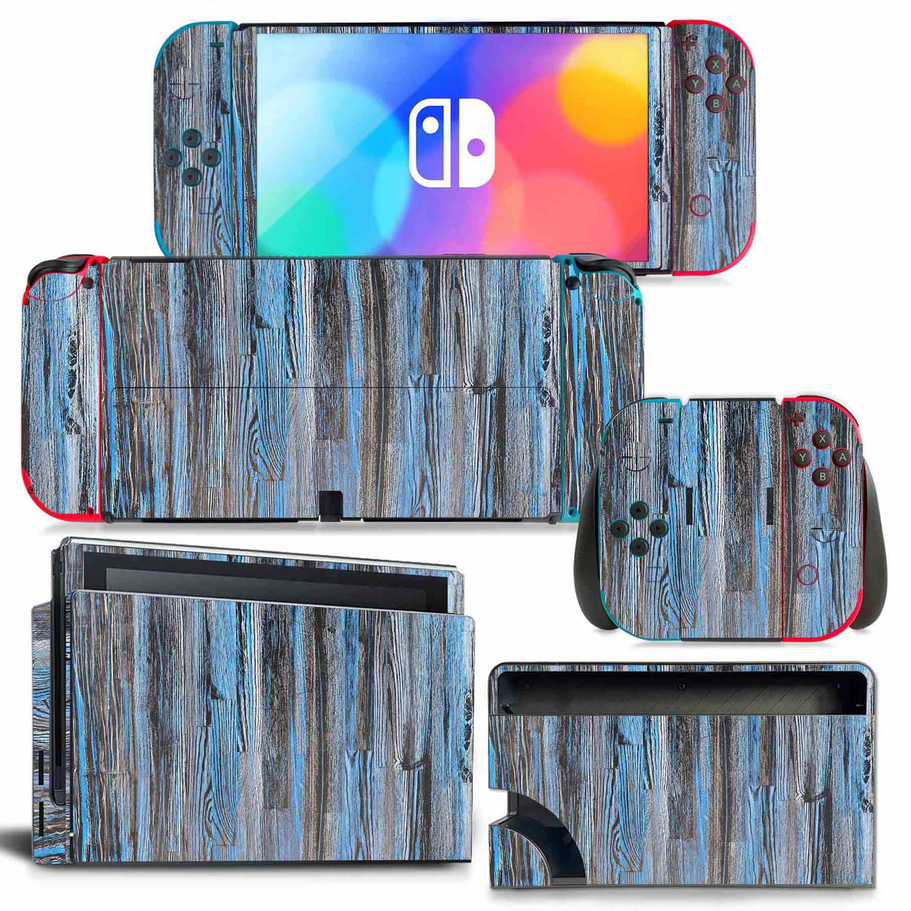 For Nintendo Switch OLED Wood  - Console Skin Wrap のレビューと価格
