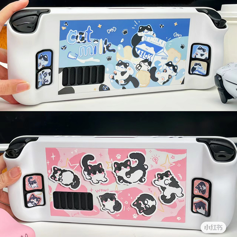 Cartoon Milk Cat Protective Ca - Gaming Console Steam Deck のレビューと価格