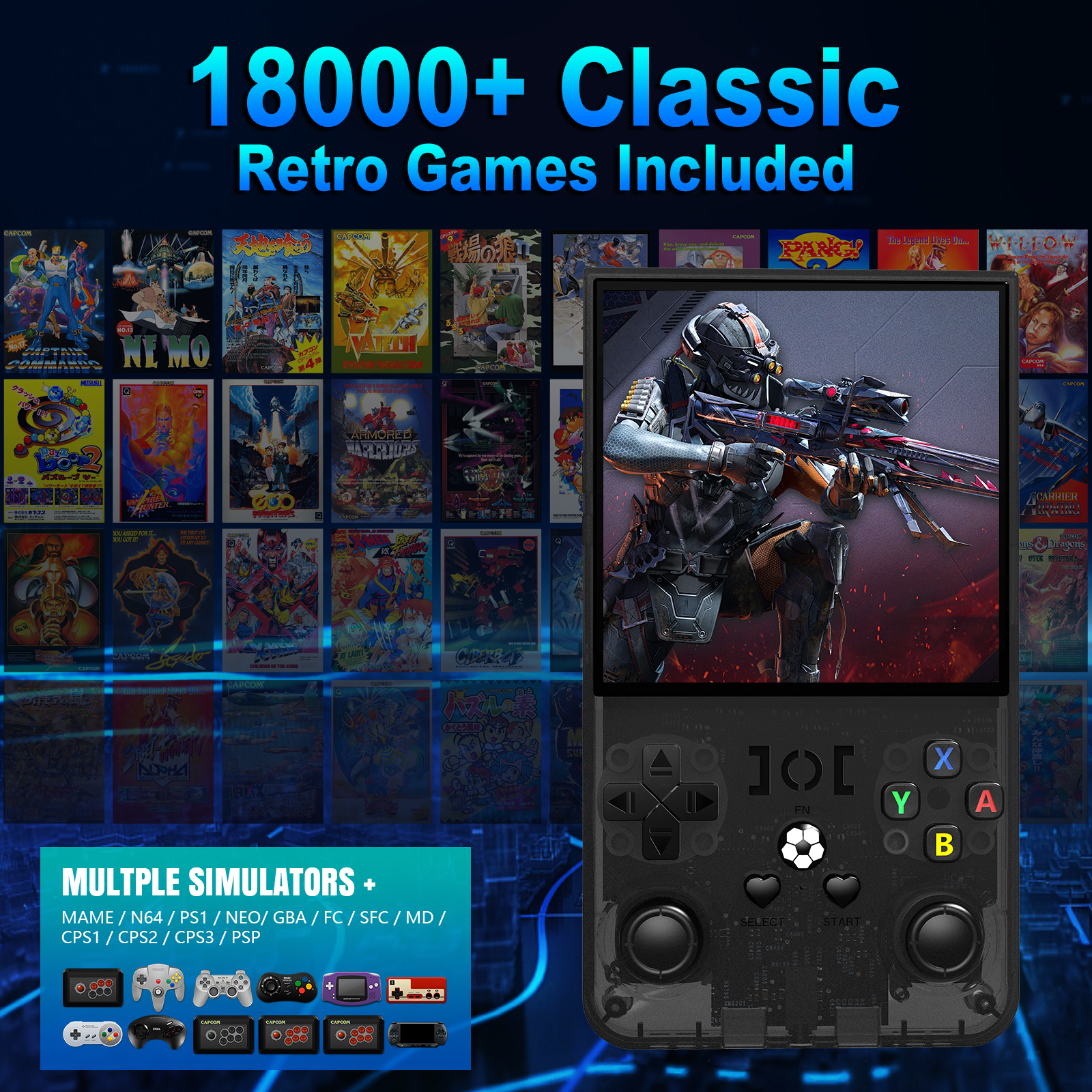 Open Source R36MAX Portable Vi - Gaming Console R36 のレビューと価格