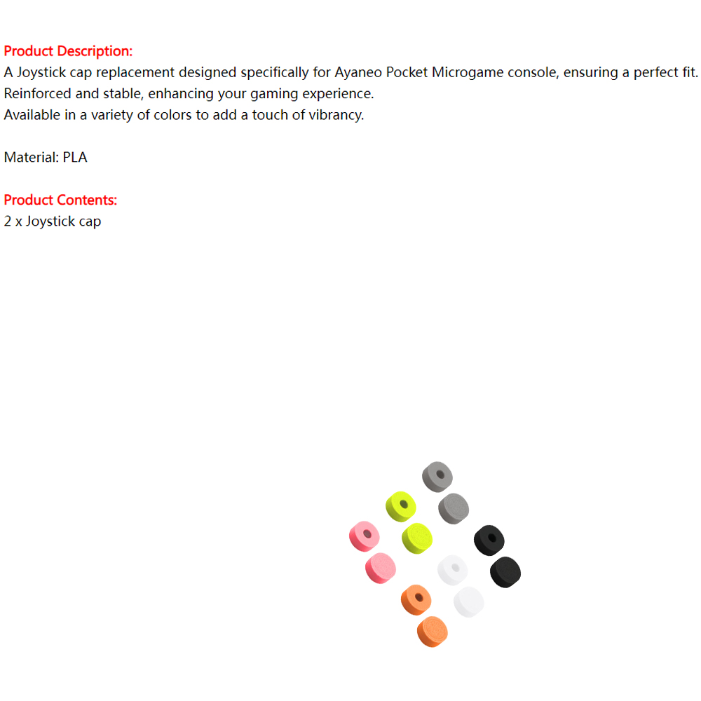 Joystick cap Replacement Parts - Gaming Console Setup のレビューと価格