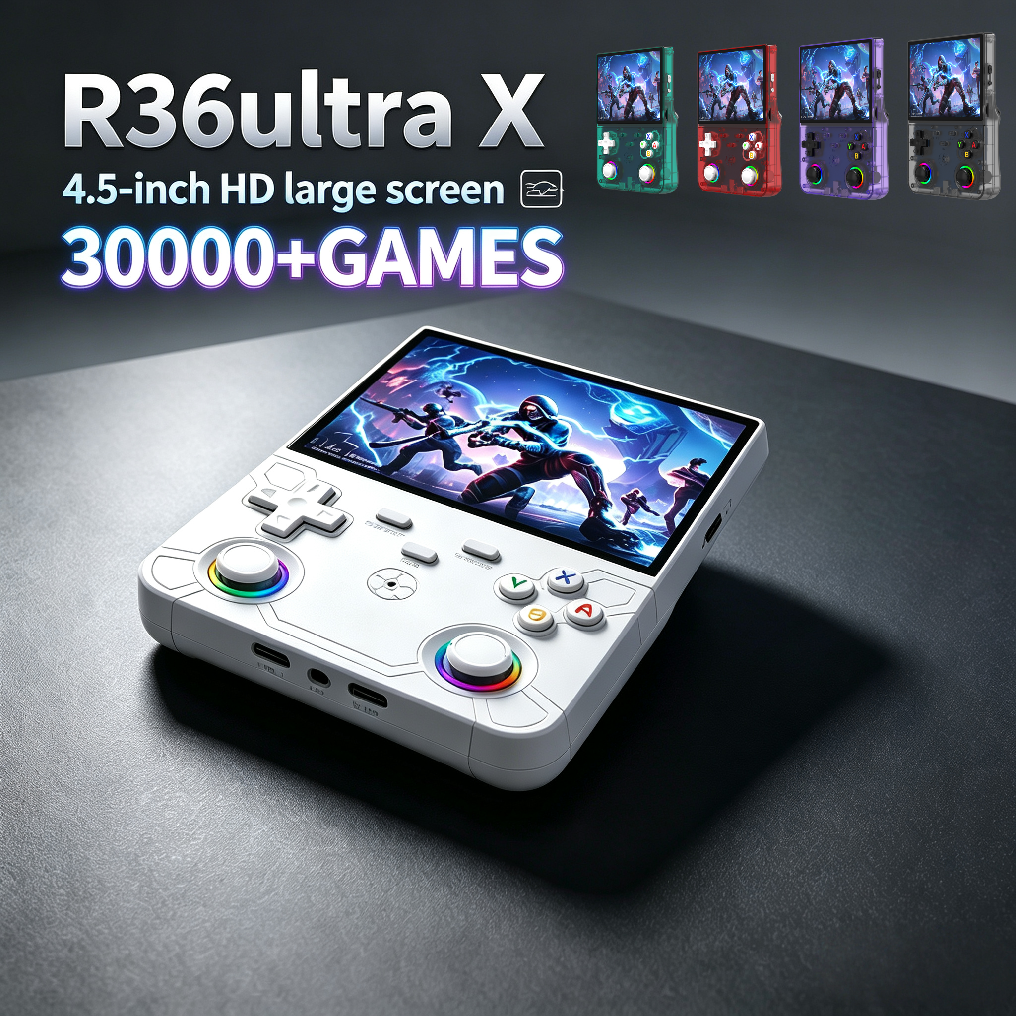 New R36 Ultra X Handheld Retro - Gaming Console R36 のレビューと価格