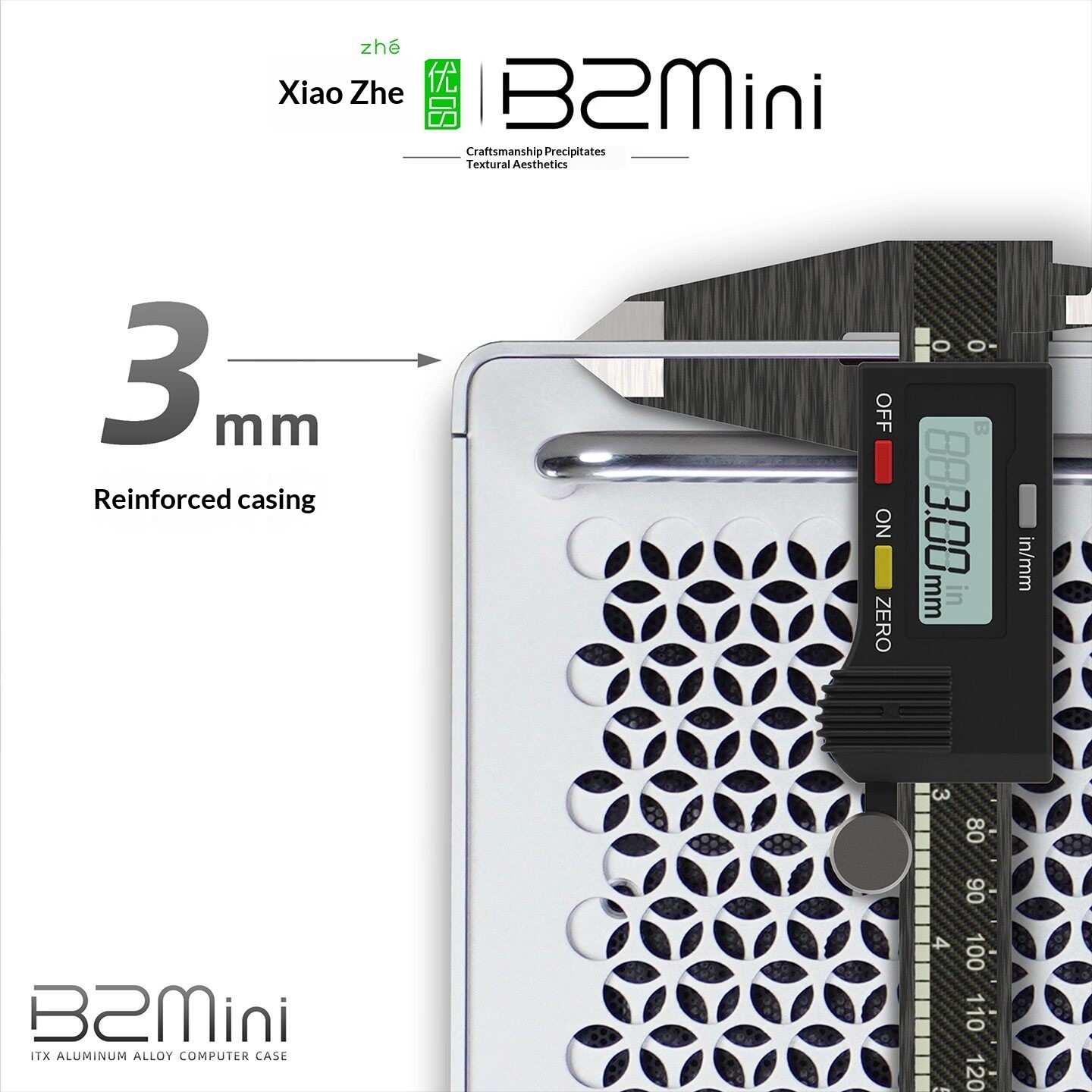 B2 Mini ITX Computer Case Alum - Console Gaming Pc Case のレビューと価格