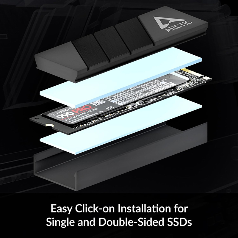 ARCTIC M2 Pro Black heatsink C - Gaming Console Setup のレビューと価格