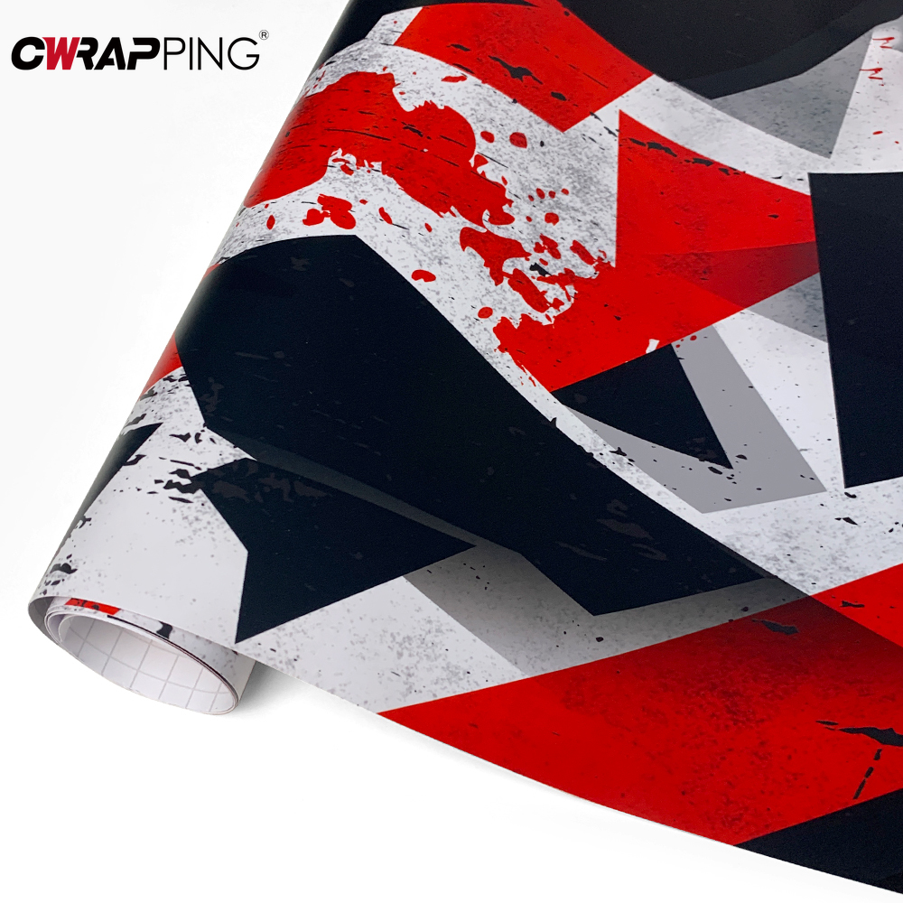 Geometric Camo Car Vinyl Wrap  - Console Skin Wrap のレビューと価格