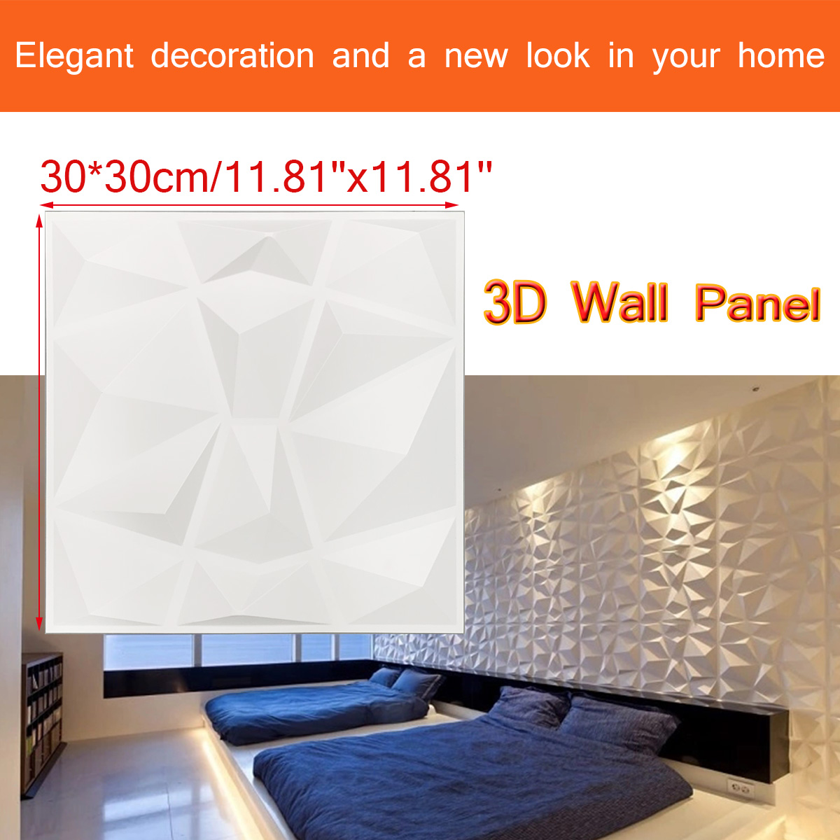 12pcs 3D Background Wall Panel - Gaming Console Wallpaper のレビューと価格