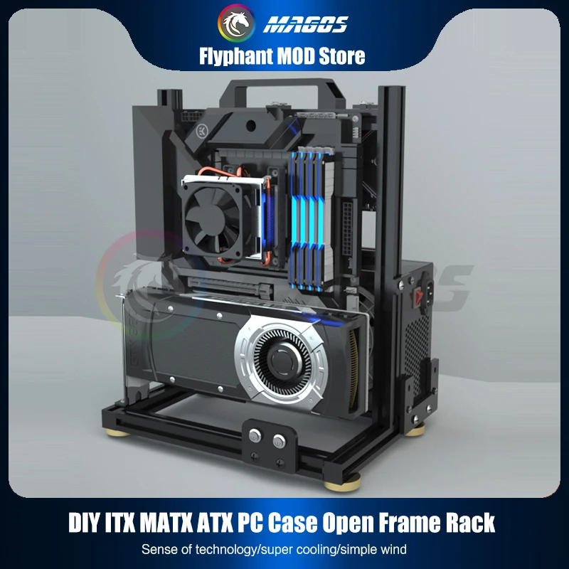 DIY Gamer Cabinet ITX MATX ATX - Console Gaming Pc Case のレビューと価格