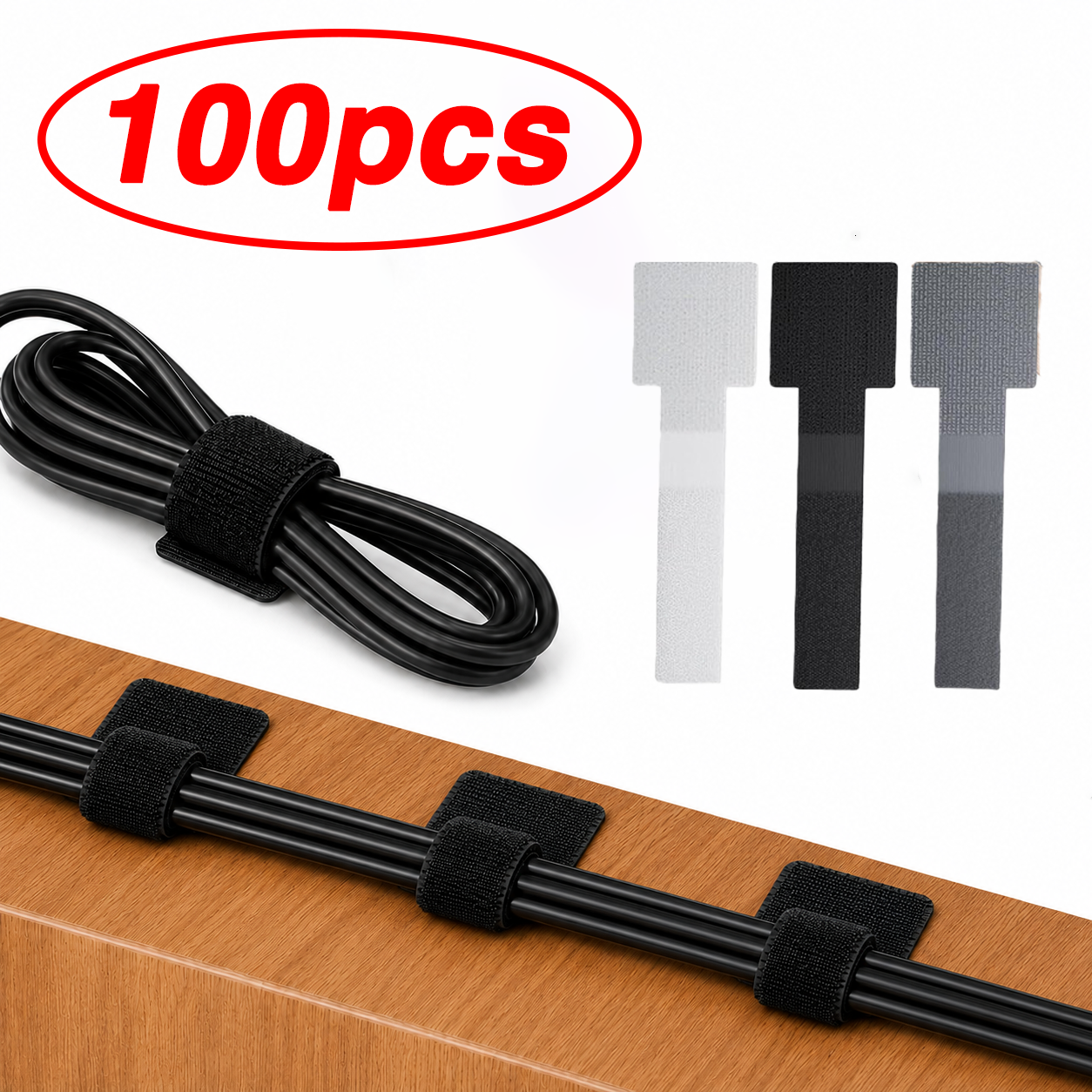 Cable Ties Reusable Straps Vel - Gaming Console Car のレビューと価格
