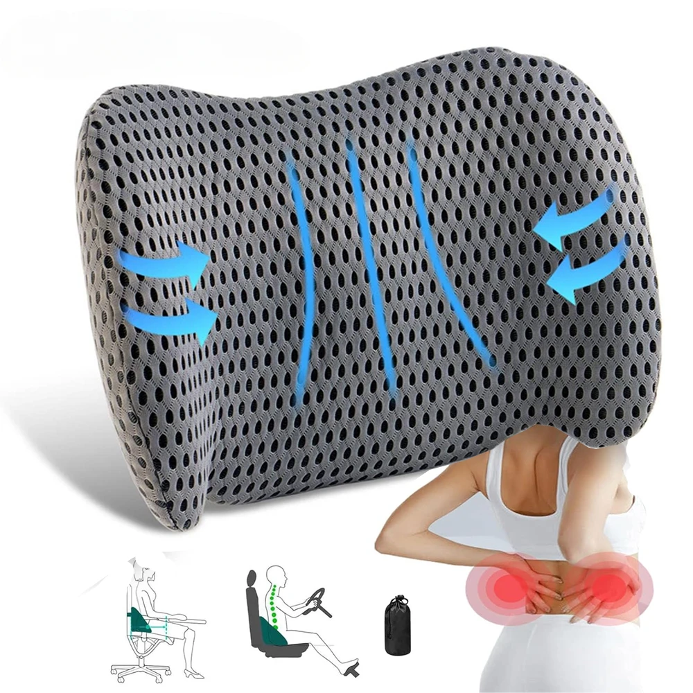 Memory Foam Lumbar Support Pil - Gaming Console Car のレビューと価格