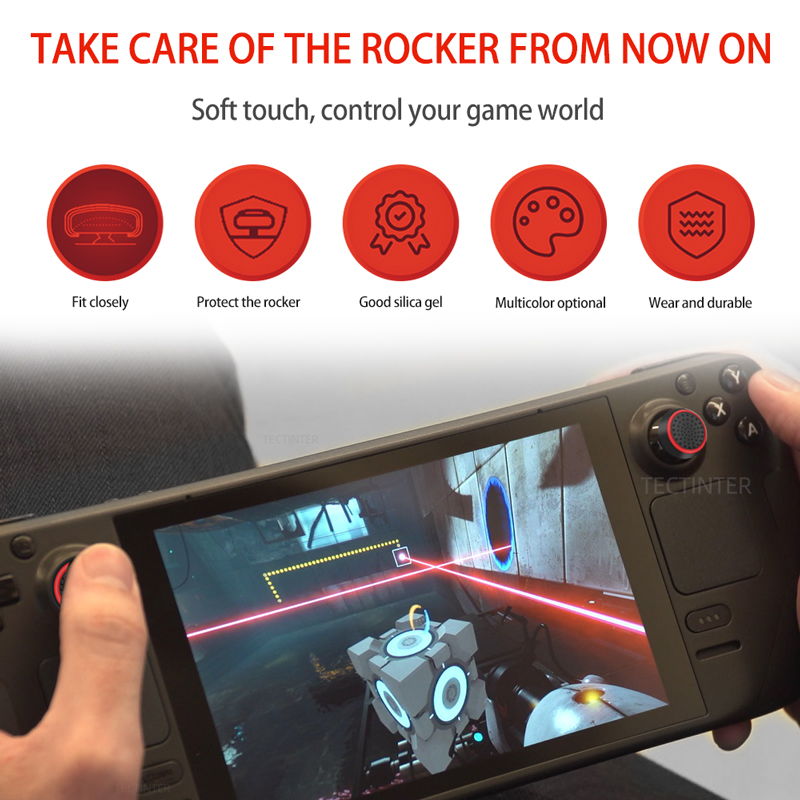 2/4Pcs Silicone Thumbstick Joy - Gaming Console Steam Deck のレビューと価格