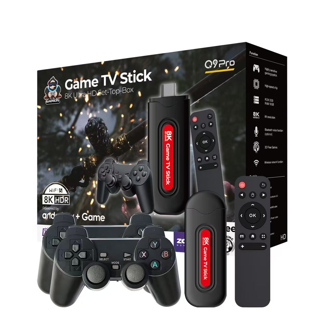 [Genuine]Q9 Pro Dual System Ga - Gaming Console Q9 Game Stick のレビューと価格