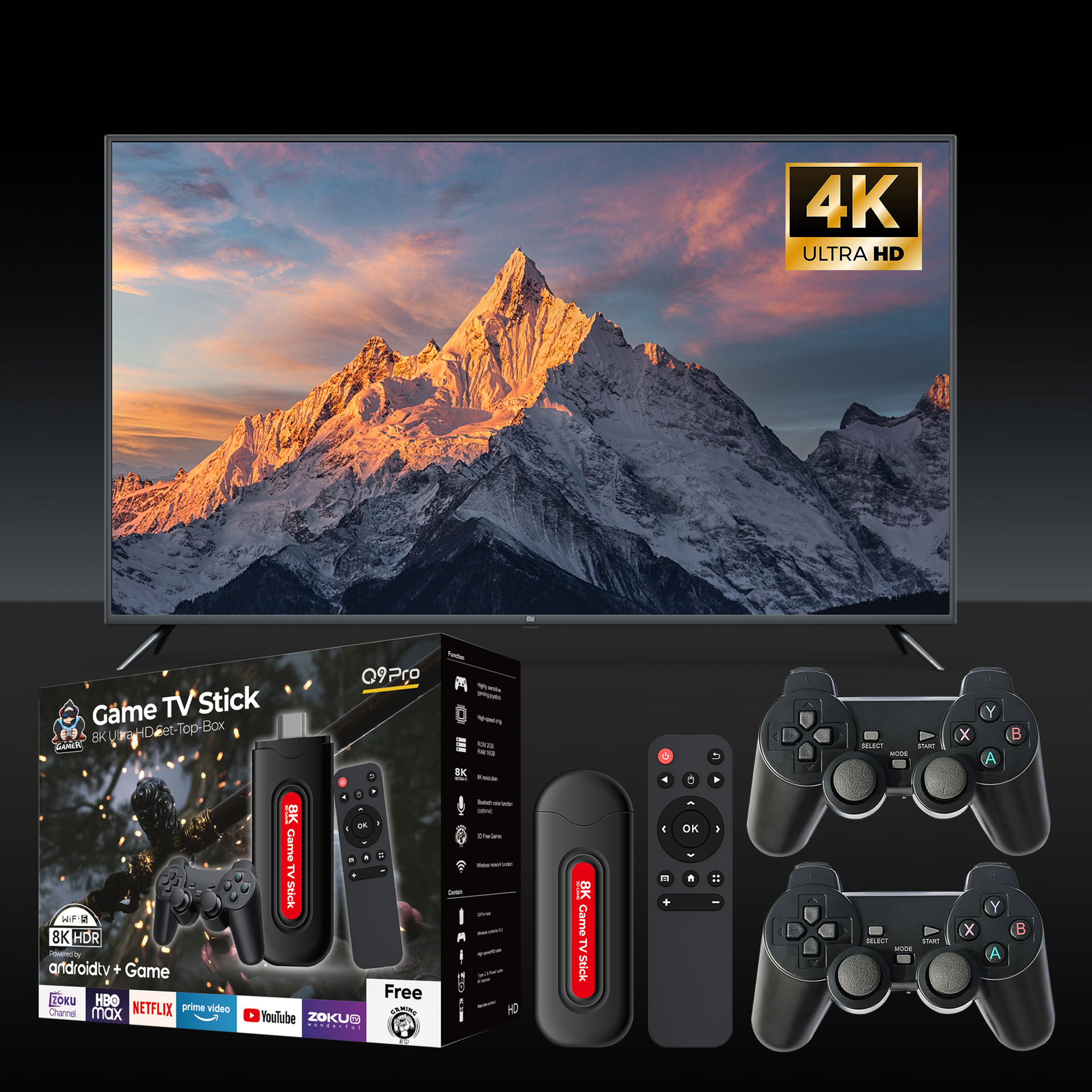 [Genuine]Q9 Pro Dual System Ga - Gaming Console Q9 Game Stick のレビューと価格