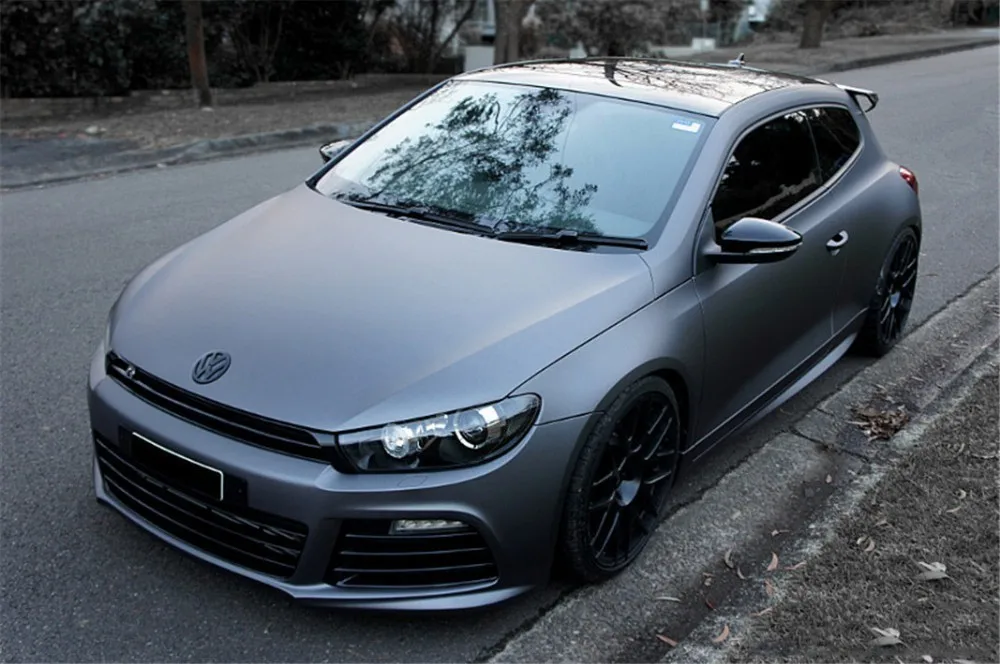 Matte Dark Grey Vinyl Film Car - Console Skin Wrap のレビューと価格