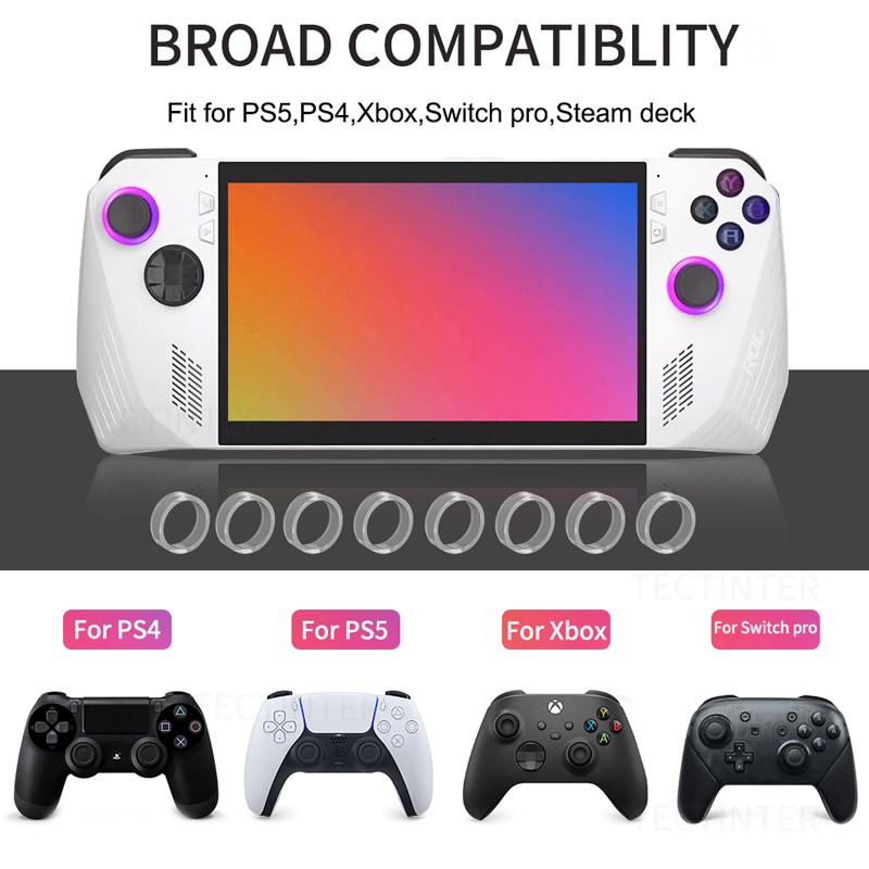 8pcs Elastic Protective Joysti - Gaming Console Steam Deck のレビューと価格