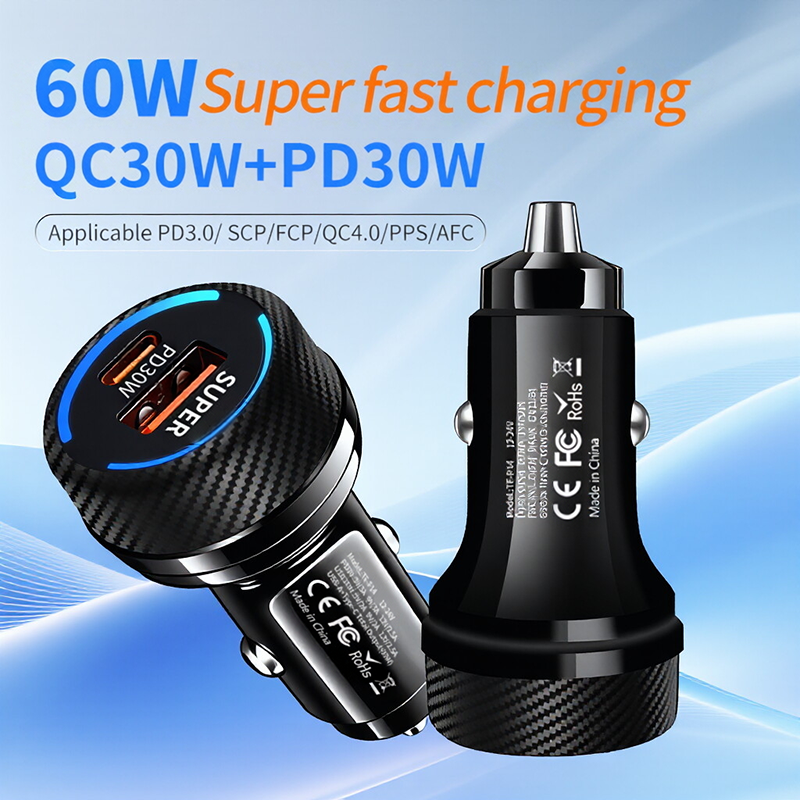 Type C 60W Fast Car Charger Du - Gaming Console Car のレビューと価格