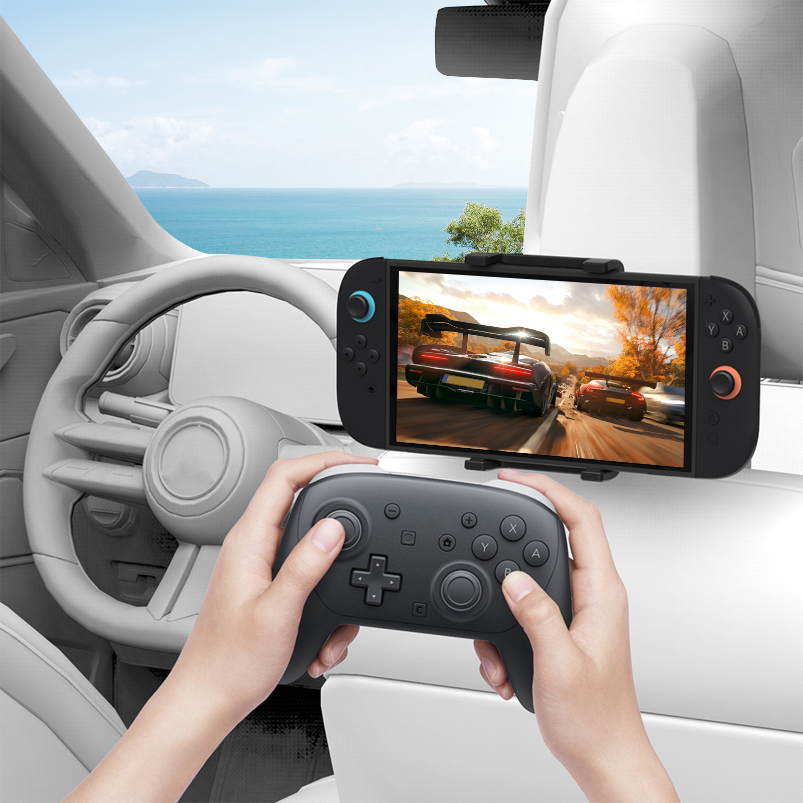 Car Headrest Mount Game Consol - Gaming Console Car のレビューと価格