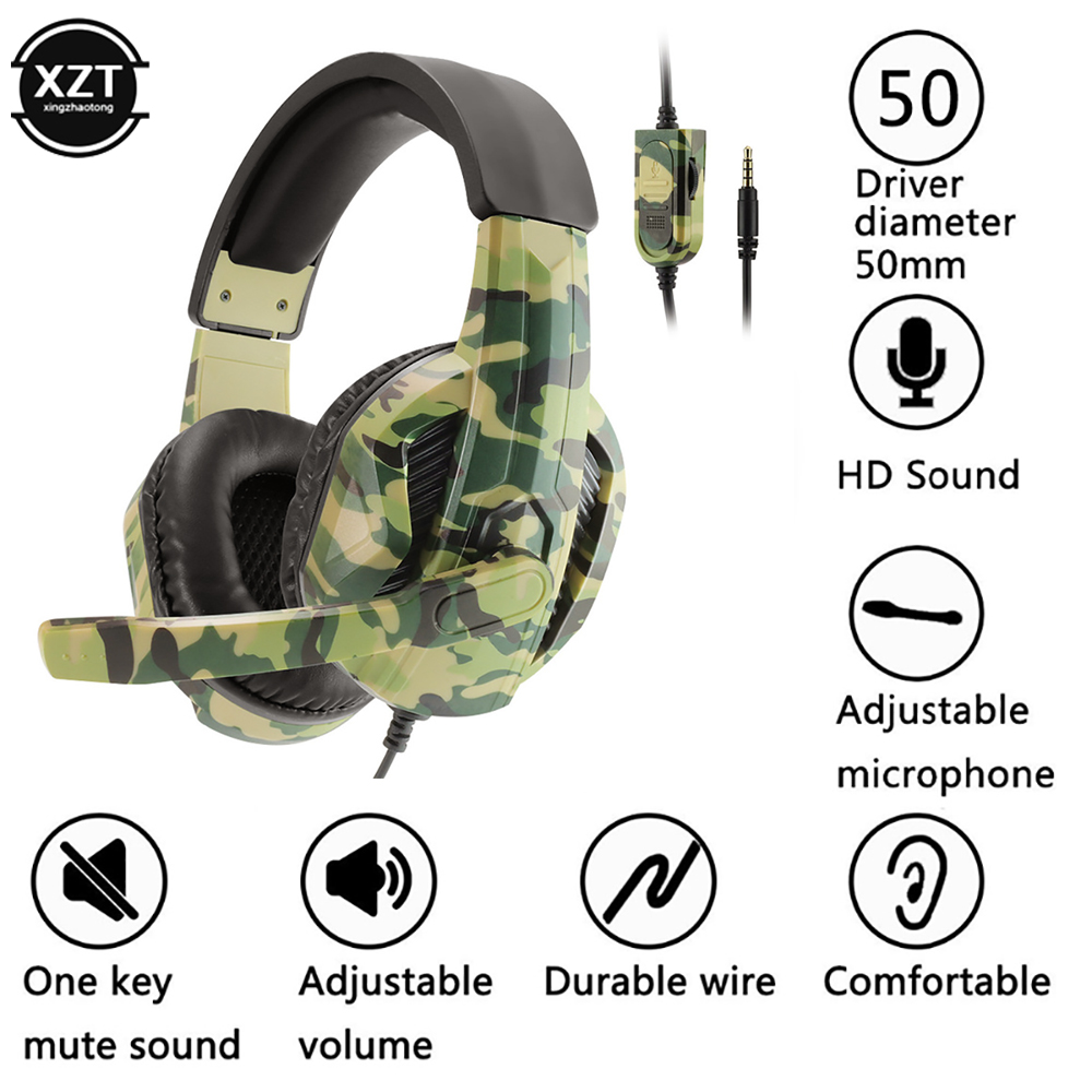 Camouflage Gaming Headset 3.5m - Gaming Console Xbox One のレビューと価格