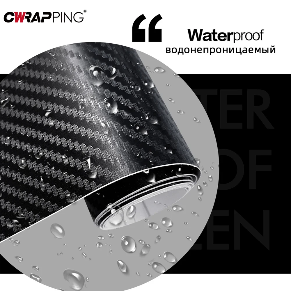 3D Carbon Fiber Vinyl Wrap Fil - Console Skin Wrap のレビューと価格