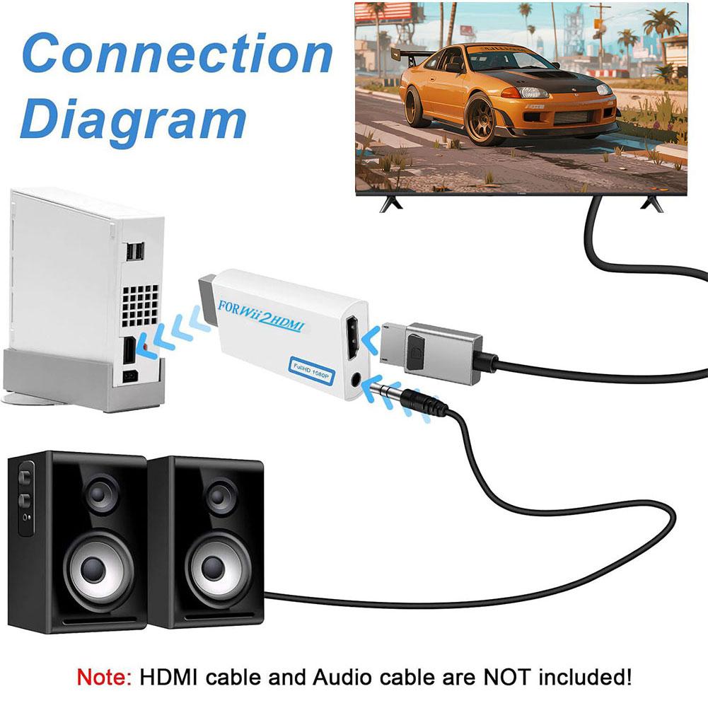 Wii To HDMI Converter Wii To H - Gaming Console Types のレビューと価格