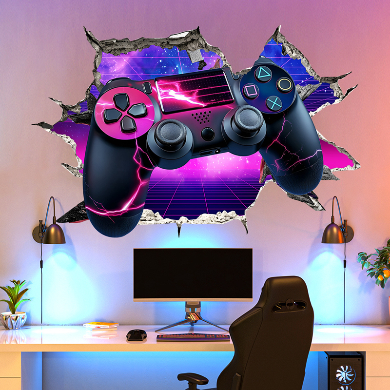 Larger Gaming Poster Broken Wa - Gaming Console Wallpaper のレビューと価格