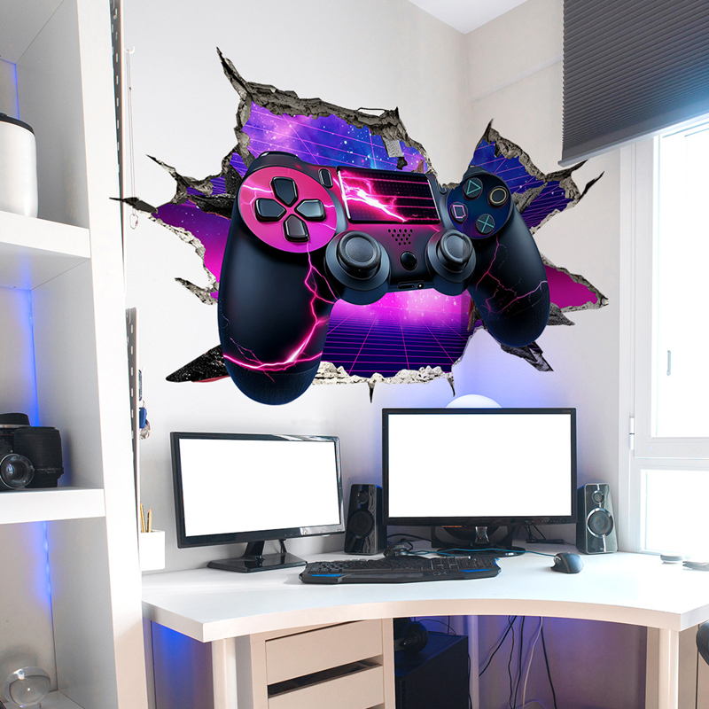 Larger Gaming Poster Broken Wa - Gaming Console Wallpaper のレビューと価格