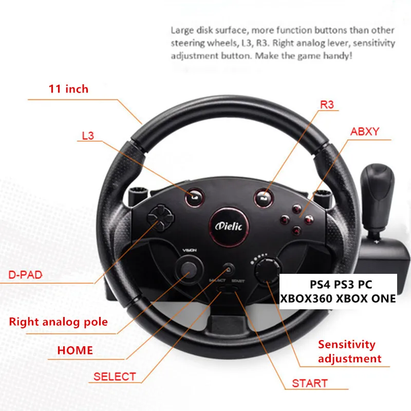 PS 4 3 PC Racing Game Steering - Gaming Console Car のレビューと価格